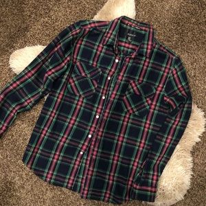 Forever 21 Men Long Sleeve Button up Flannel